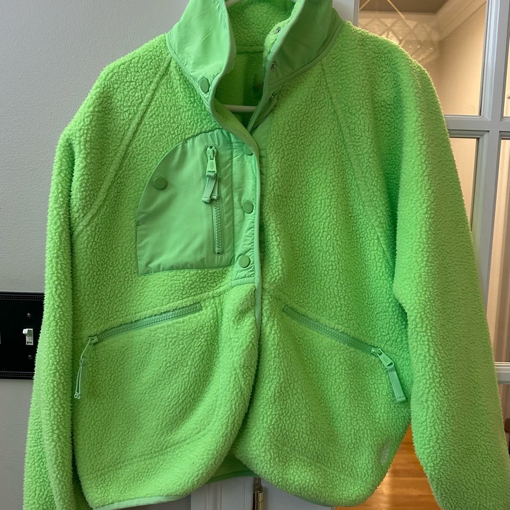 FP Movement Hit the Slopes Neon Green Women's Jacket - Picture 2 of 4